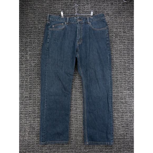 Tommy Bahama Jeans Mens 36x30 Blue Straight Leg Standard Fit Cotton Denim Preppy - Picture 1 of 13
